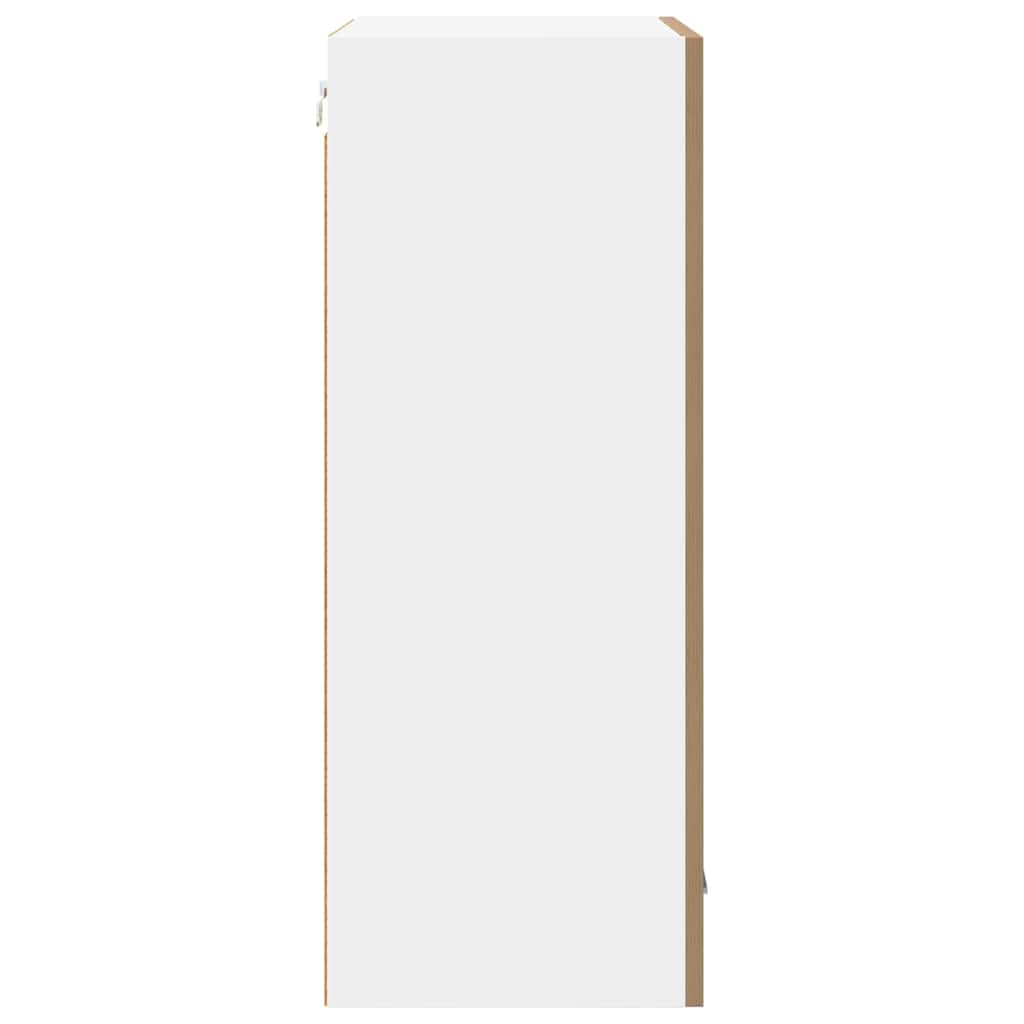 Hanging Cabinet Riga Artisan Oak and White 50 x 31 x 80 cm